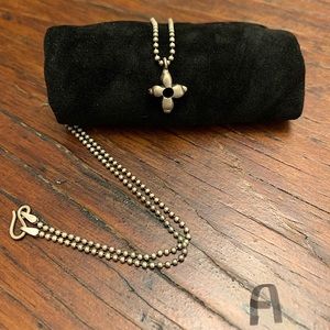 Silver Beaded Necklaces